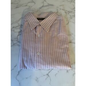Perry Ellis Men's Striped Button Down Shirt Size XL